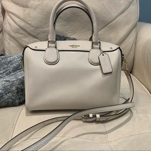 White Coach Handle Bag